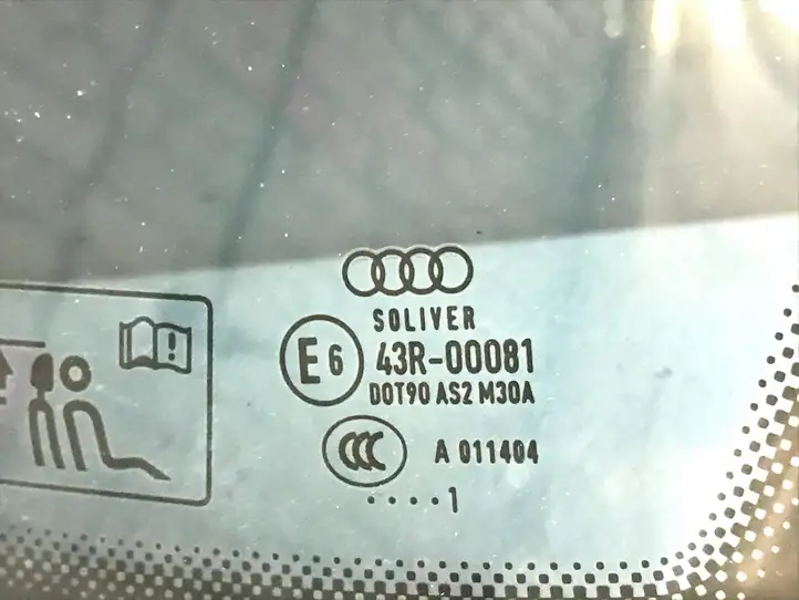 Audi A7 S7 4G (2010 - 2014) 4G8845300 Заднее боковое стекло — фото 3