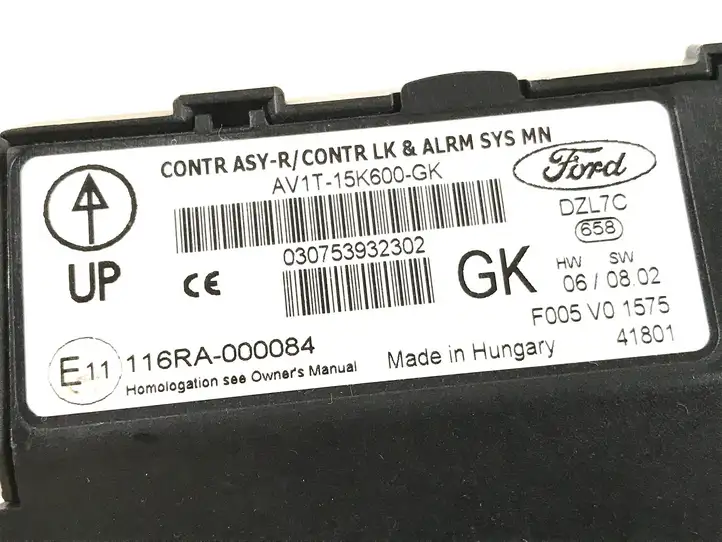 Ford B-MAX (2012 - 2018) AV1T15K600GK Блок управления центральным замком — фото 3