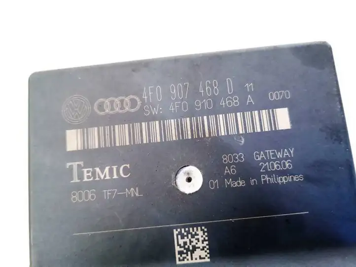 Audi A6 S6 C6 4F (2004 - 2008) 4f0907468d Прочие блоки управления — фото 2