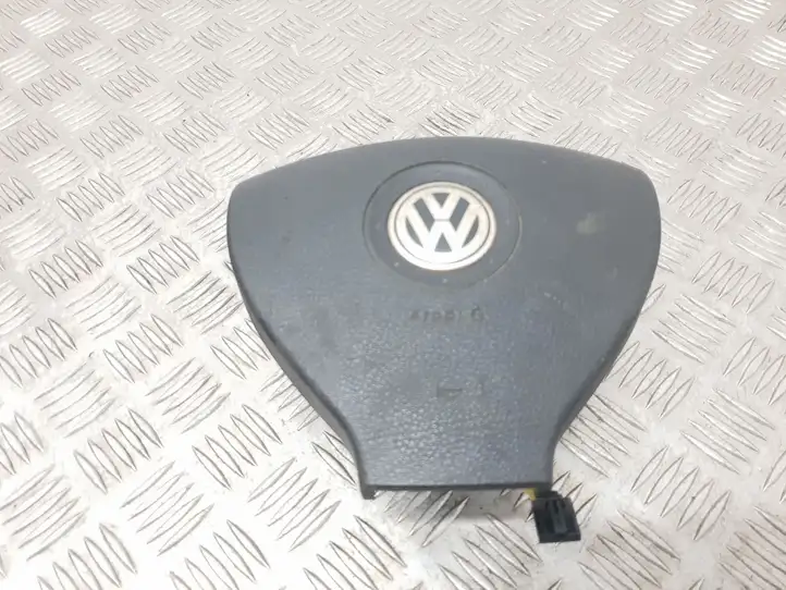 Volkswagen Touran I (2003 - 2010) 1K0880201AQ Подушка безопасности руля — фото 1
