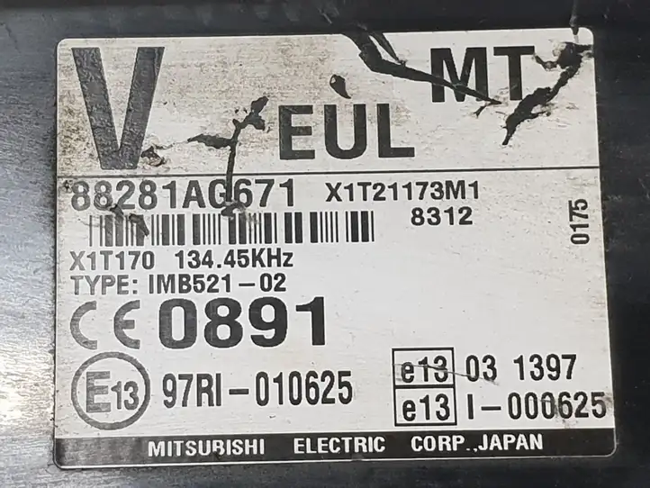 Subaru Legacy (2003 - 2009) 88281AG671 Модуль комфорта — фото 2