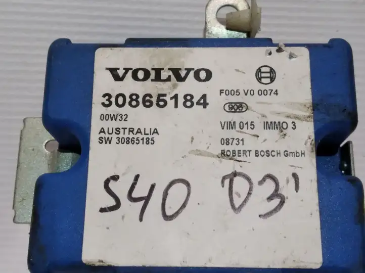 Volvo S40, V40 (2000 - 2004) 30865184 Блок иммобилайзера — фото 2
