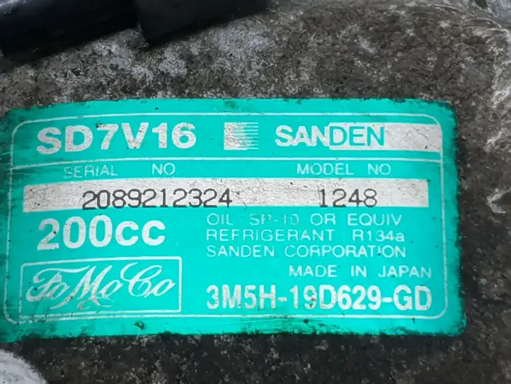 Ford Focus C-MAX (2003 - 2010) 2089212324 Компрессор (насос) кондиционера воздуха — фото 5
