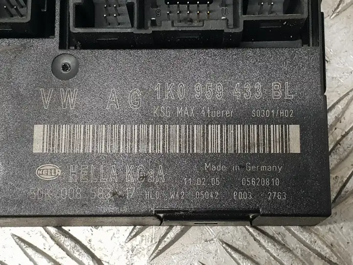 Skoda Octavia Mk2 (1Z) (2004 - 2013) 1K0959433BL Модуль комфорта — фото 2