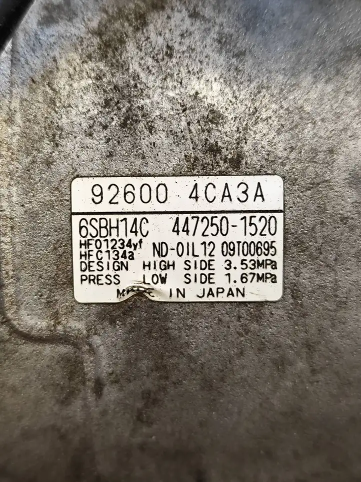 Nissan X-Trail T32 (2014 - 2021) 4472501520 Компрессор (насос) кондиционера воздуха — фото 5