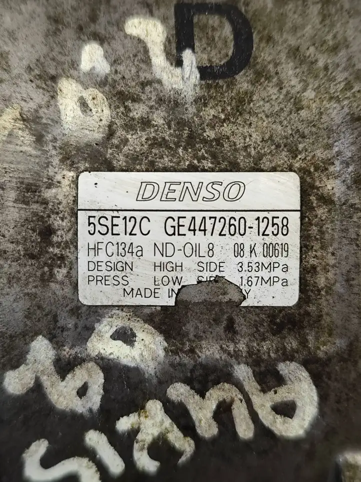 Toyota Auris 150 (2006 - 2012) GE4472601258 Компрессор (насос) кондиционера воздуха — фото 4