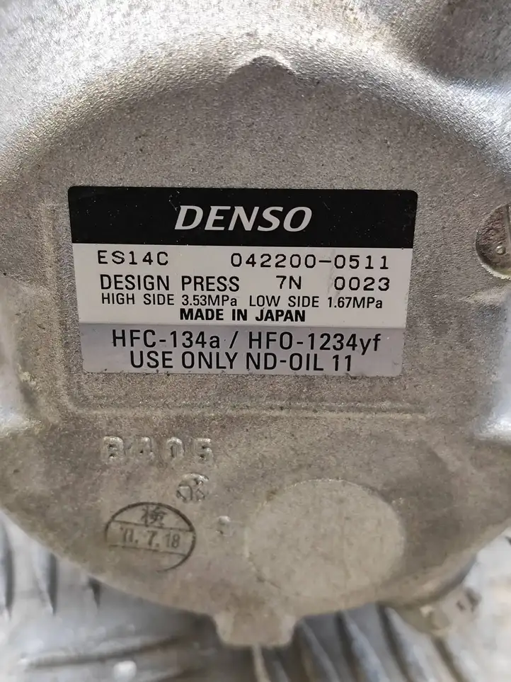Toyota Yaris (2012 - 2014) 0422000511 Компрессор (насос) кондиционера воздуха — фото 6