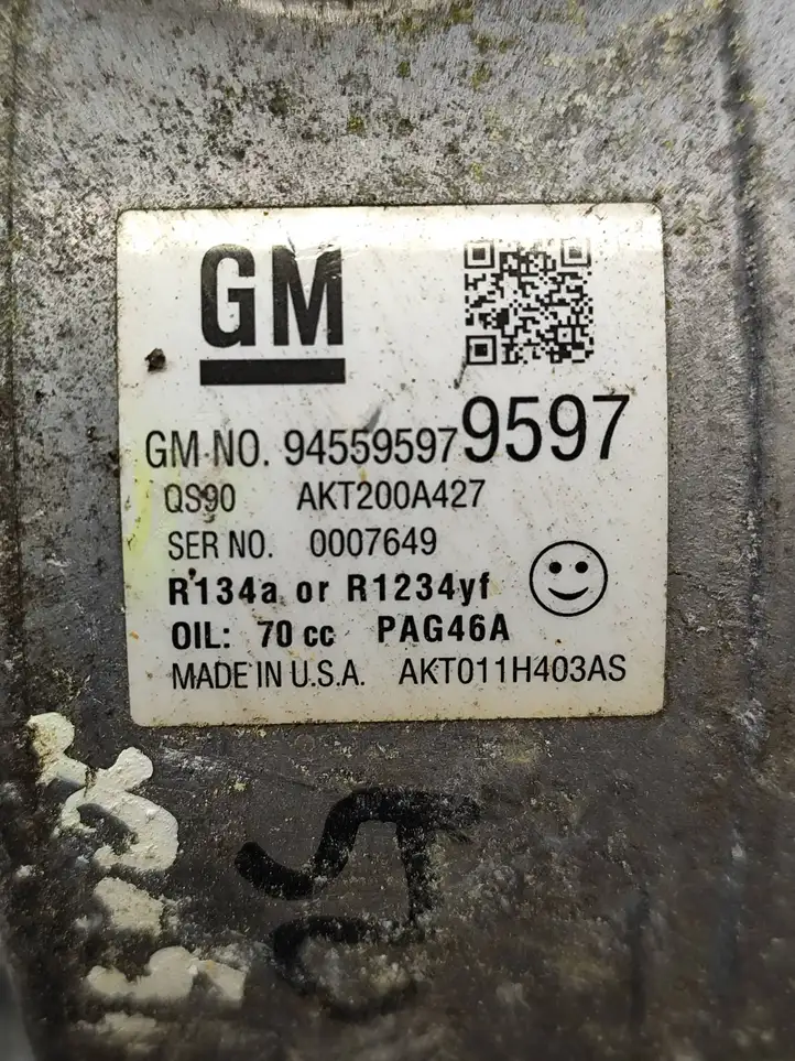 Opel Mokka (2012 - 2016) 945595979 Компрессор (насос) кондиционера воздуха — фото 6