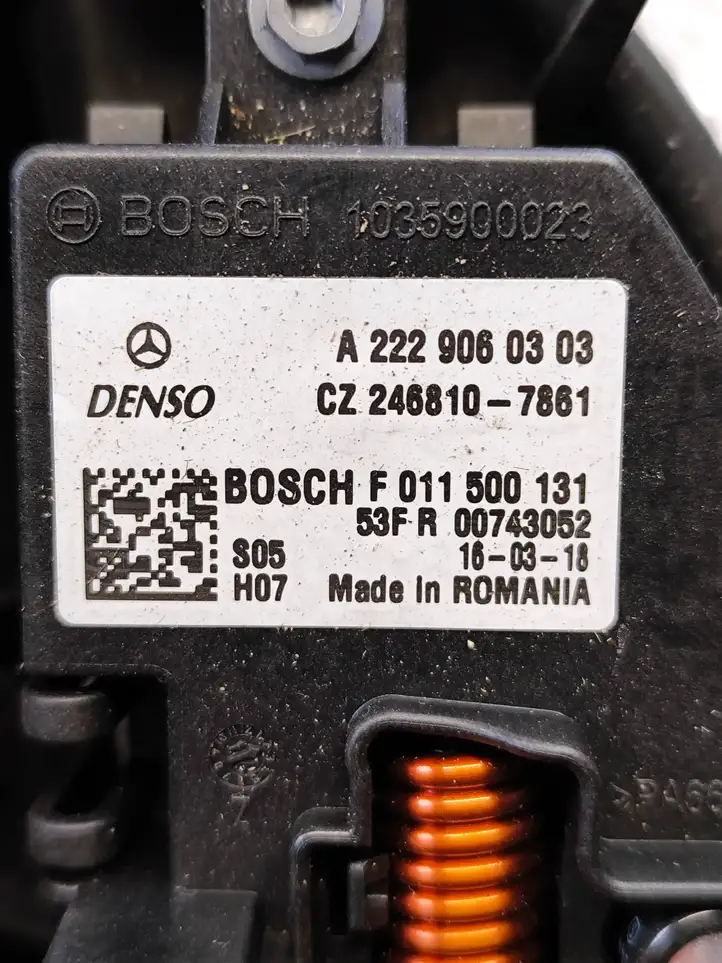 Mercedes-Benz CLA C117,X117,W117 (2013 - 2019) A2469061601 Вентилятор печки — фото 4