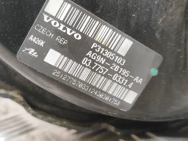 Volvo S60 (2010 - 2013) AG9N2B195AA Вакуумный усилитель тормозов — фото 4