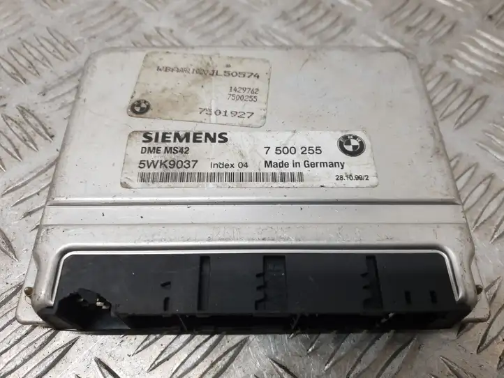BMW 3 E46 (1998 - 2005) 7500255 Блок управления двигателем (ECU) — фото 1