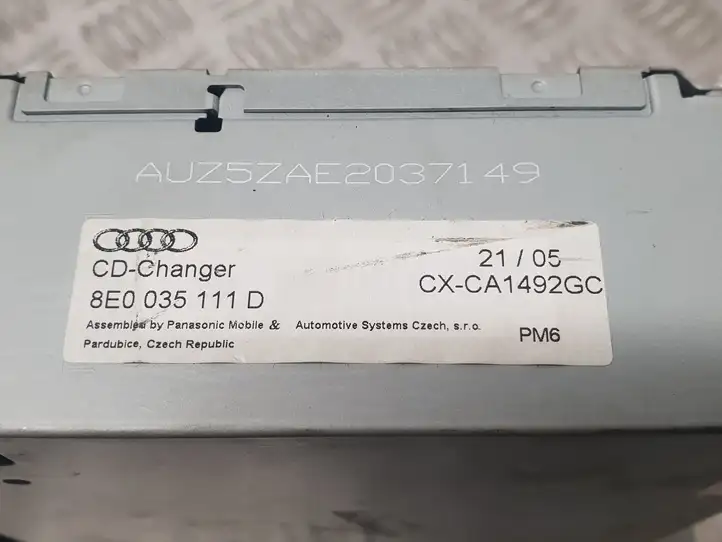 Audi A4 S4 B7 8E 8H (2004 - 2009) 8E0035111D CD/DVD чейнджер — фото 4