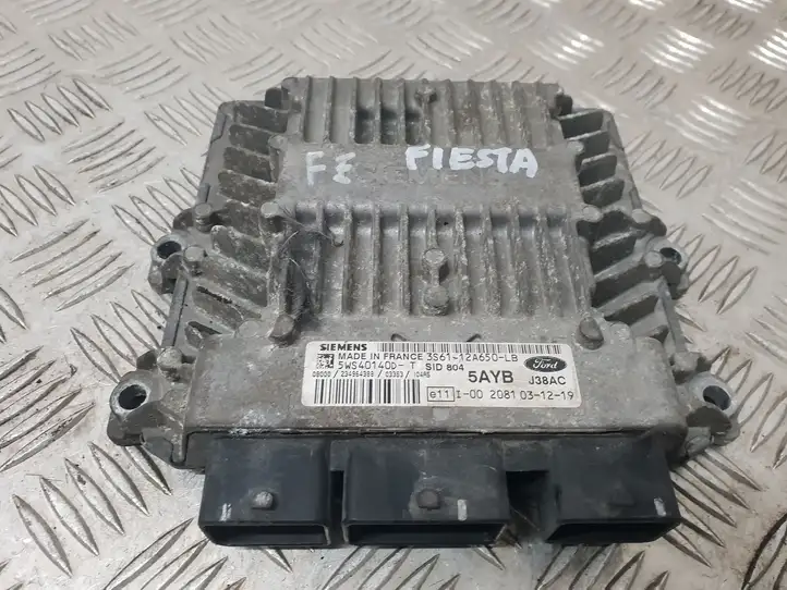 Ford Fiesta (2000 - 2005) 3S6112A650LB Блок управления двигателем (ЭБУ) — фото 1