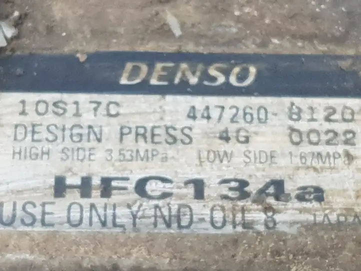 Toyota Previa (XR30, XR40) II (2000 - 2006) 4472608120 Компрессор (насос) кондиционера воздуха — фото 5