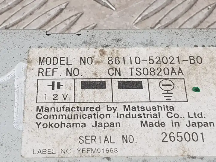 Toyota Yaris (1999 - 2003) 8611052021B0 Магнитола / мультимедийная система — фото 2