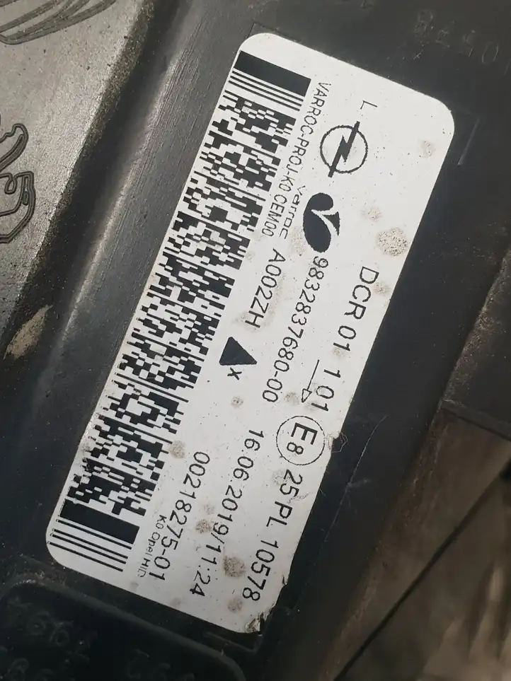 Opel Vivaro (2019 - ) 983283768000 Передняя фара — фото 3