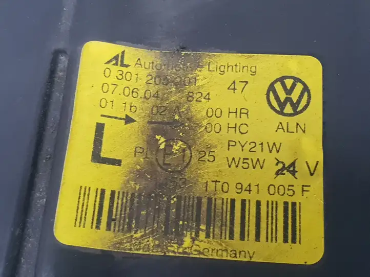 Volkswagen Touran I (2003 - 2010) 1T0941005F Передняя фара — фото 2