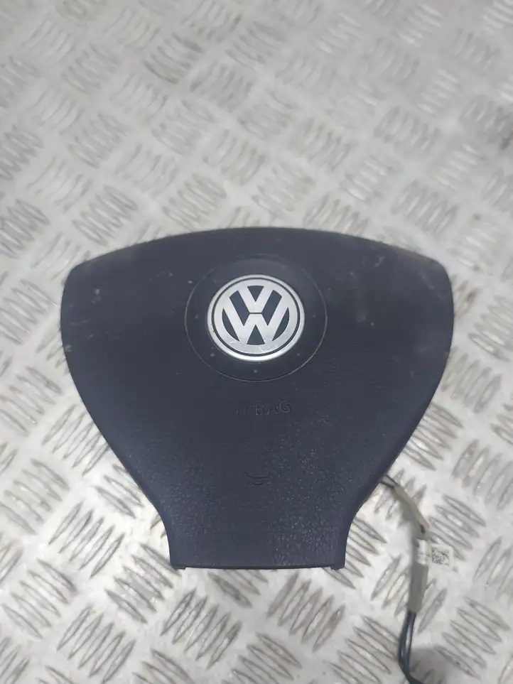 Volkswagen Golf V (2003 - 2009) 61815052A Подушка безопасности руля — фото 1