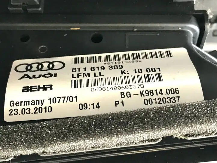 Audi Q5 SQ5 (2008 - 2012) 8K1820005AT Комплект системы вентиляции салона — фото 11