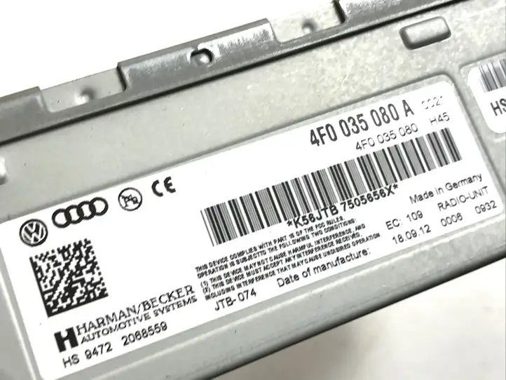 Audi Q5 SQ5 (2008 - 2012) 4F0035080A Магнитола / мультимедийная система — фото 3