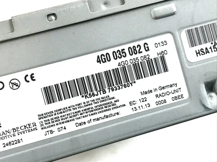 Audi A4 S4 B8 8K (2011 - 2015) 4G0035082G Магнитола / мультимедийная система — фото 3