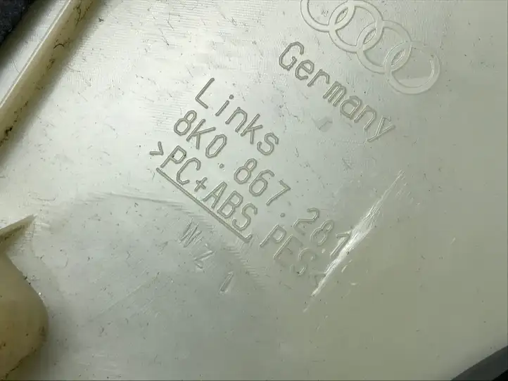 Audi A4 S4 B8 8K (2011 - 2015) 8K0867281C Верхняя обшивка стойки B — фото 4