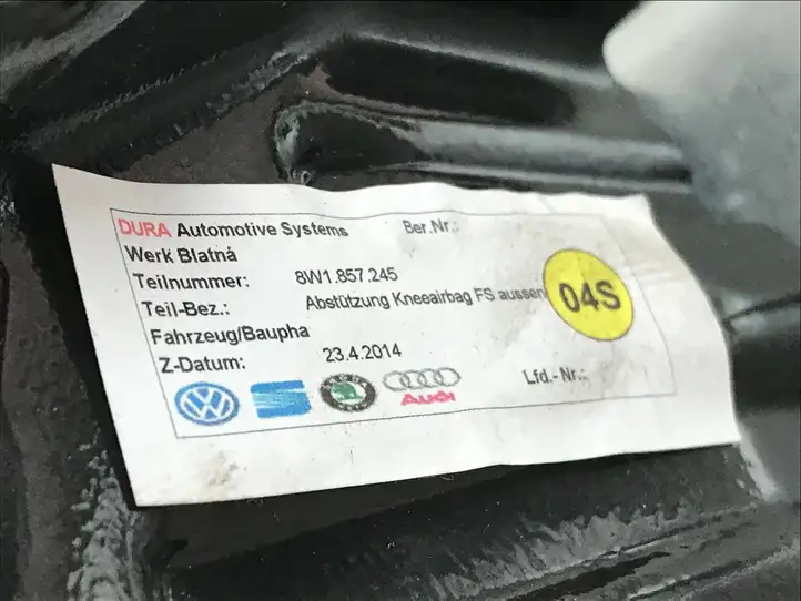 Audi A4 S4 B9 (2015 - 2019) 8W0880841D Коленная подушка безопасности — фото 7