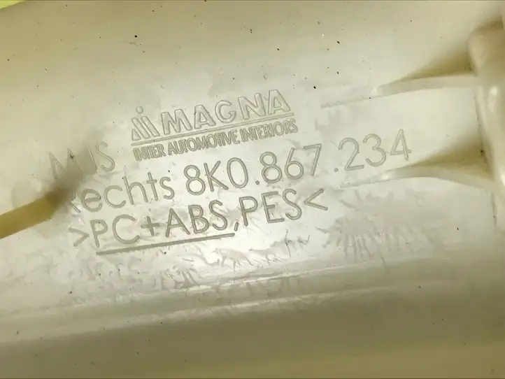 Audi A4 S4 B8 8K (2011 - 2015) 8K0867234 Обшивка стойки A — фото 3