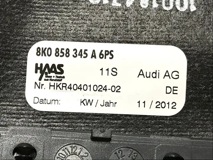 Audi A4 S4 B8 8K (2011 - 2015) 8K0858345A Обшивка рулевой колонки — фото 2