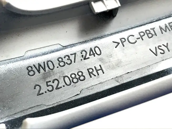 Audi A4 S4 B9 (2015 - 2019) 8W0837240 Накладка ручки двери — фото 4