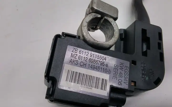BMW X5 E70 (2006 - 2013) 9115504 Минусовой провод аккумулятора — фото 3