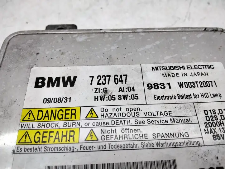 BMW 5 F10 F11 (2009 - 2016) 7237647 Блок розжига ксенона — фото 2