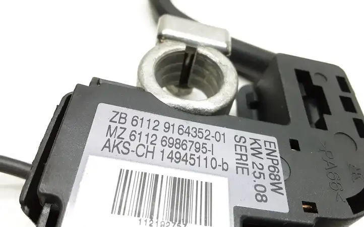 BMW 3 E90 E91 (2005 - 2012) 9164352 Минусовой провод аккумулятора — фото 3