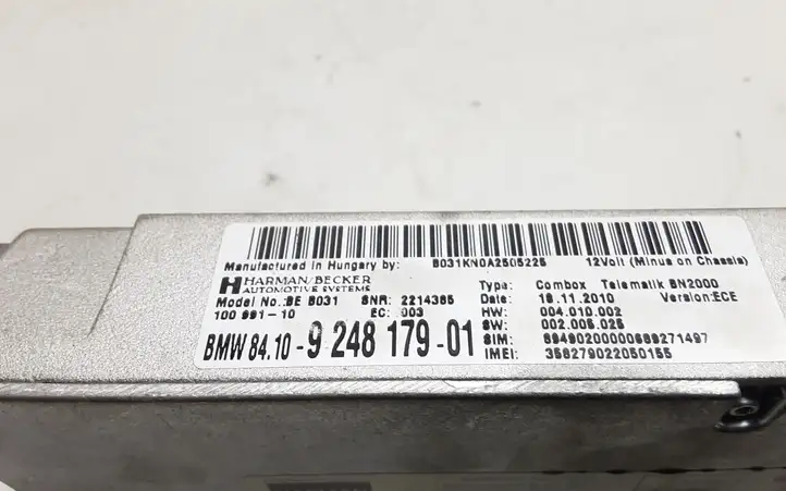 BMW 3 E90 E91 (2005 - 2012) 9248179 Bluetooth модуль — фото 3