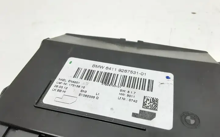 BMW 3 F30 F35 F31 (2012 - 2018) 9287531 Модуль управления кондиционером — фото 3