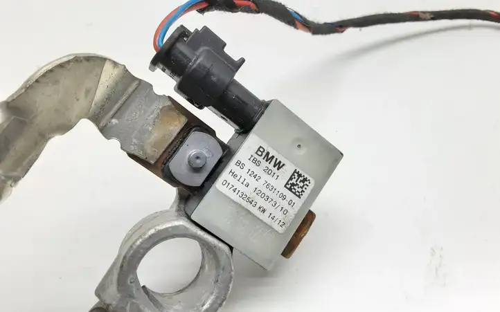 BMW 3 F30 F35 F31 (2012 - 2018) 7631109 Минусовой провод аккумулятора — фото 3