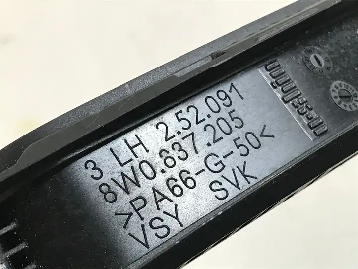 Audi A4 S4 B9 (2015 - 2019) 8W0837205 Наружная ручка задней двери — фото 3