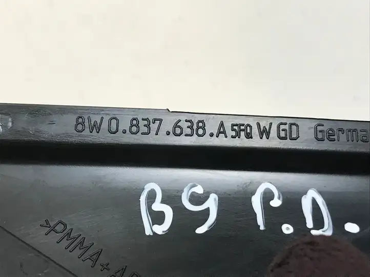 Audi A4 S4 B9 (2015 - 2019) 8W0837638A Прочая отделка передней двери — фото 3