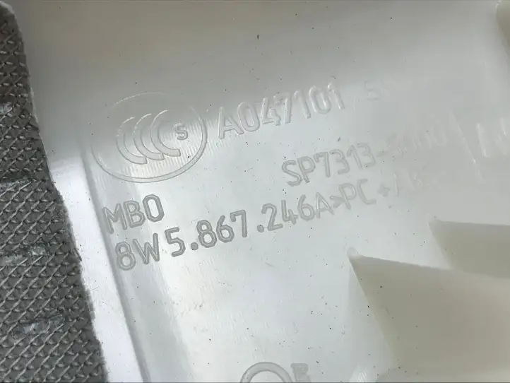 Audi A4 S4 B9 (2015 - 2019) 8W5867246A Верхняя обшивка стойки D — фото 3