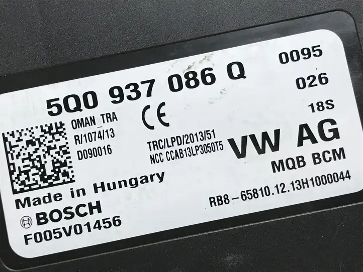 Volkswagen Golf VII (2013 - 2019) 5Q0937086Q Модуль комфорта — фото 3
