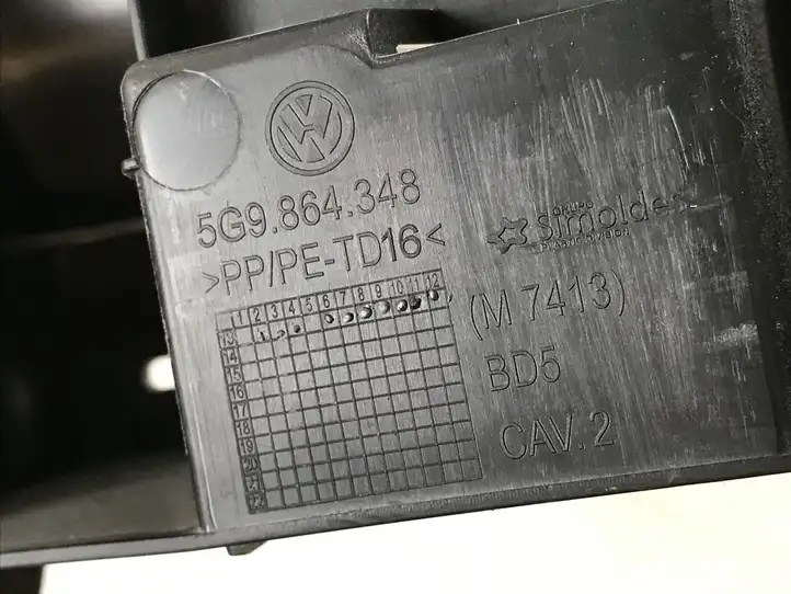 Volkswagen Golf VII (2013 - 2019) 5G9864348 Прочая отделка багажника — фото 3