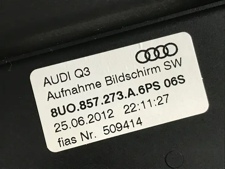 Audi Q3 8U (2011 - 2014) 8U0857273A Дисплей — фото 4