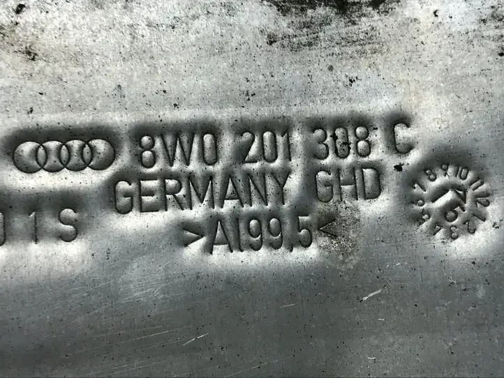 Audi A4 S4 B9 (2015 - 2019) 8W0201308C Теплоизоляция (теплозащита) — фото 3