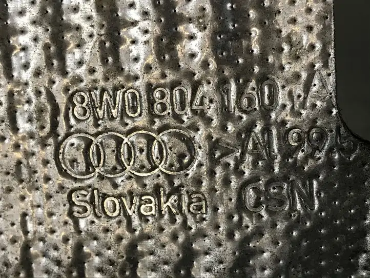 Audi A4 S4 B9 (2015 - 2019) 8W0804160A Теплоизоляция (теплозащита) — фото 3