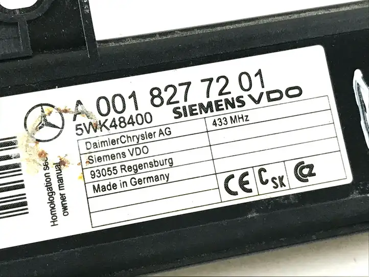 Mercedes-Benz ML W164 (2005 - 2011) A0018277201 Блок управления TPMS — фото 3