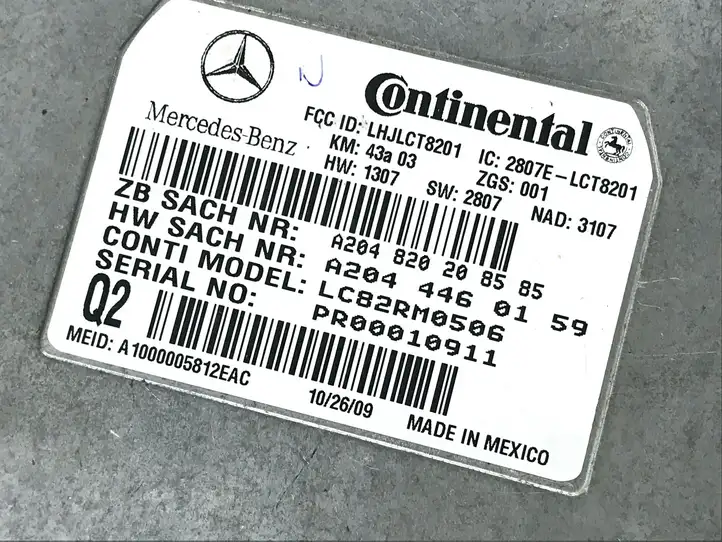 Mercedes-Benz ML W164 (2005 - 2011) A2044460159 Модуль голосового управления — фото 3