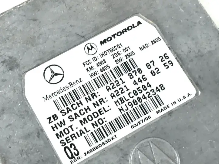 Mercedes-Benz ML W164 (2005 - 2011) A2218708726 Блок GSM — фото 3