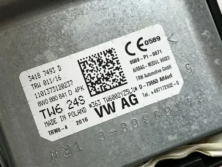 Audi A4 S4 B9 (2015 - 2019) 8W0880841D Коленная подушка безопасности — фото 4