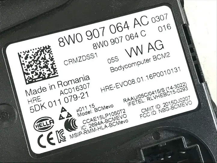 Audi A4 S4 B9 (2015 - 2019) 8W0907064AC Модуль комфорта — фото 3