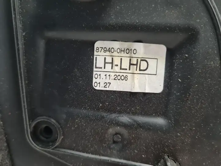 Peugeot 107 (2005 - 2008) 879400H010 Боковое зеркало механическое — фото 2